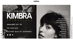 Desktop Screenshot of kimbramusic.com